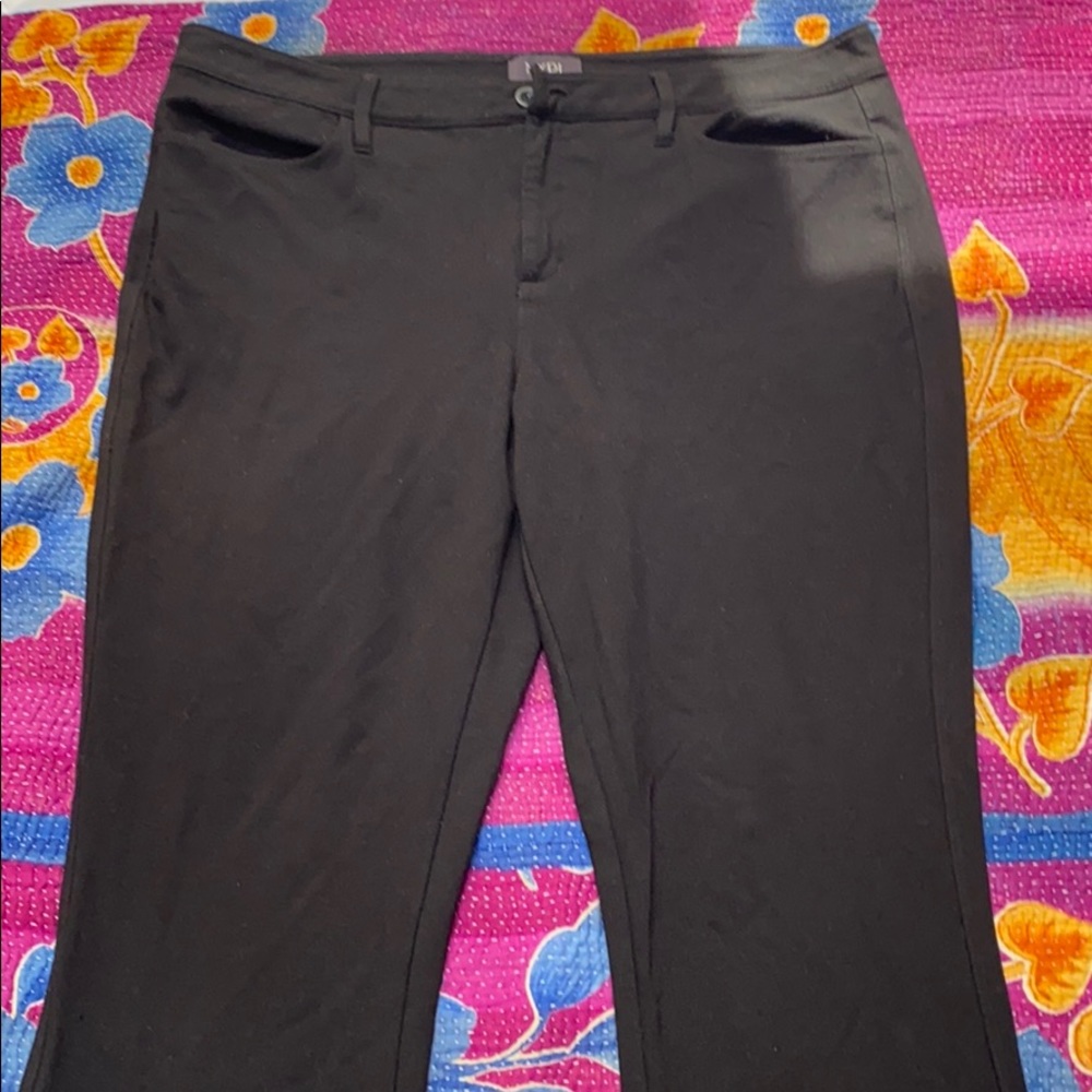 NYDJ Ponte Knit Pants Straight Leg Size 12